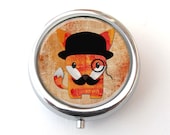 Cute Fox Pill Box, Pill Case, Fox Lovers Gift