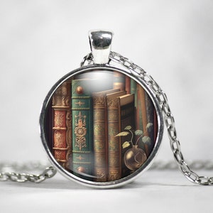 Bibliotheekboekketting, boekhanger, cadeau voor boekenliefhebber, sierlijke boeksieraden