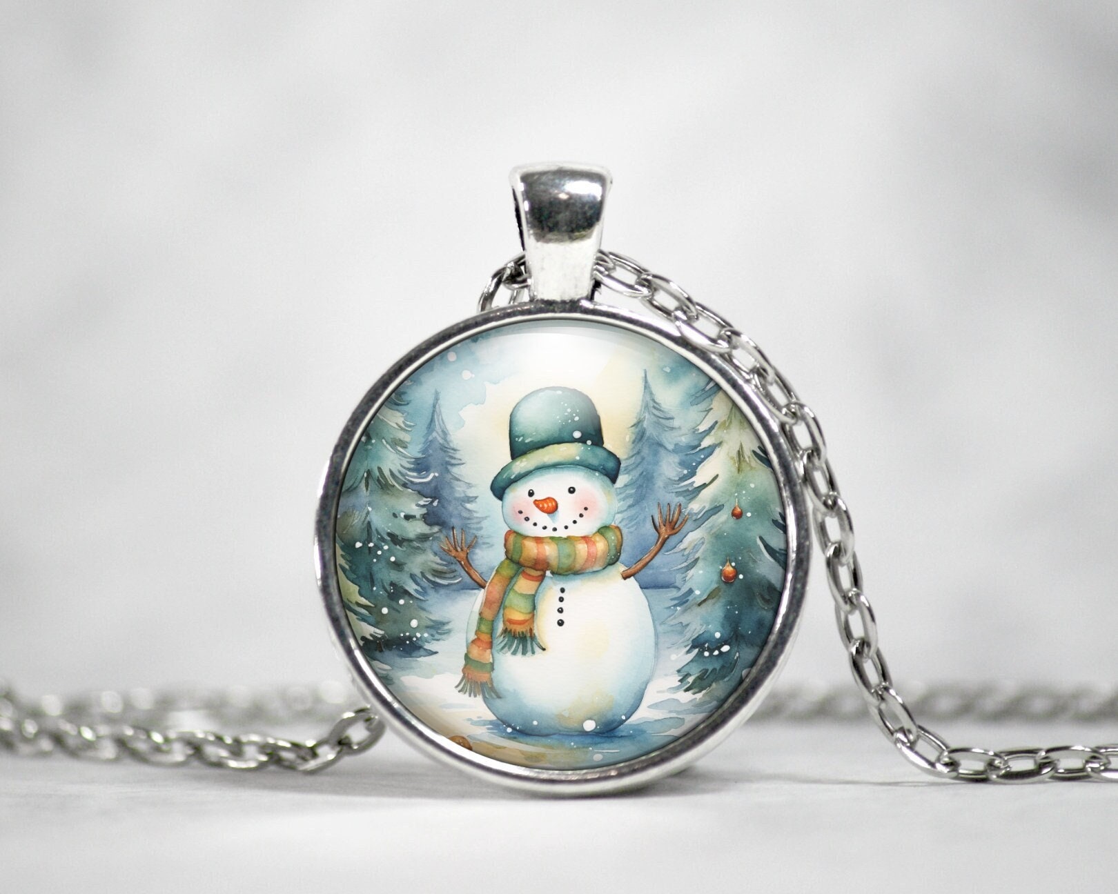 Snowman pendant shop