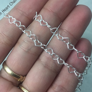 Permanent Schmuck Lieferungen-Herz Kette durch den Fuß-Sterling Silber 5 mm Herz Kette-Permanente Schmuck Ketten durch den Fuß-Herz Kette