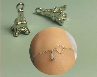 Authentic Pandora Disney Paris Eiffel Tower and Minnie Mouse Charm