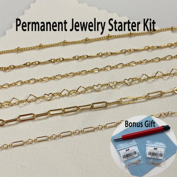 Permanent Jewelry Starter Kit-14k Gold Filled Chain Starter Package-permanent  Jewelry Chain by the Foot-jewelry Supply Chain With Bonus Gift 