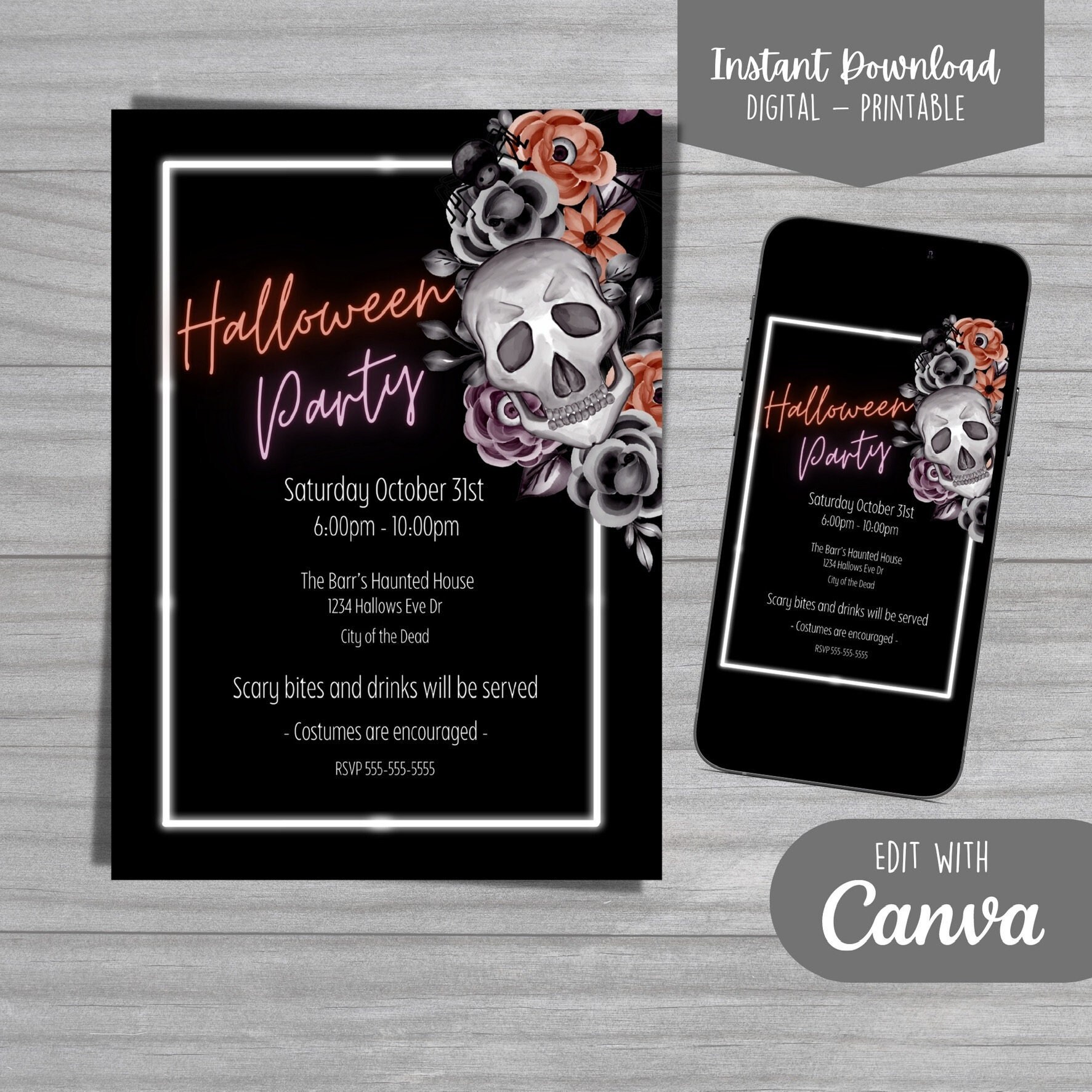 Halloween Bash Etsy