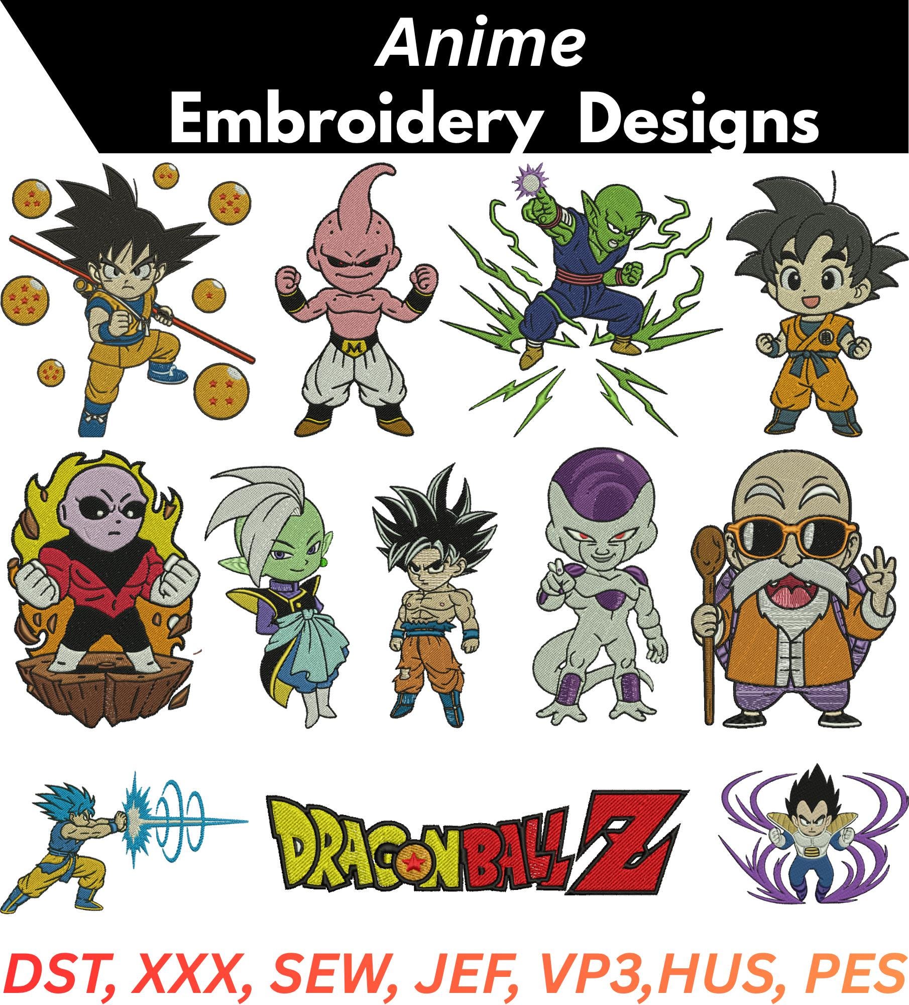 Dragon ball z cross stitch patterns - Etsy 日本