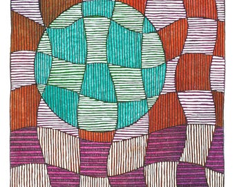 Floating circle