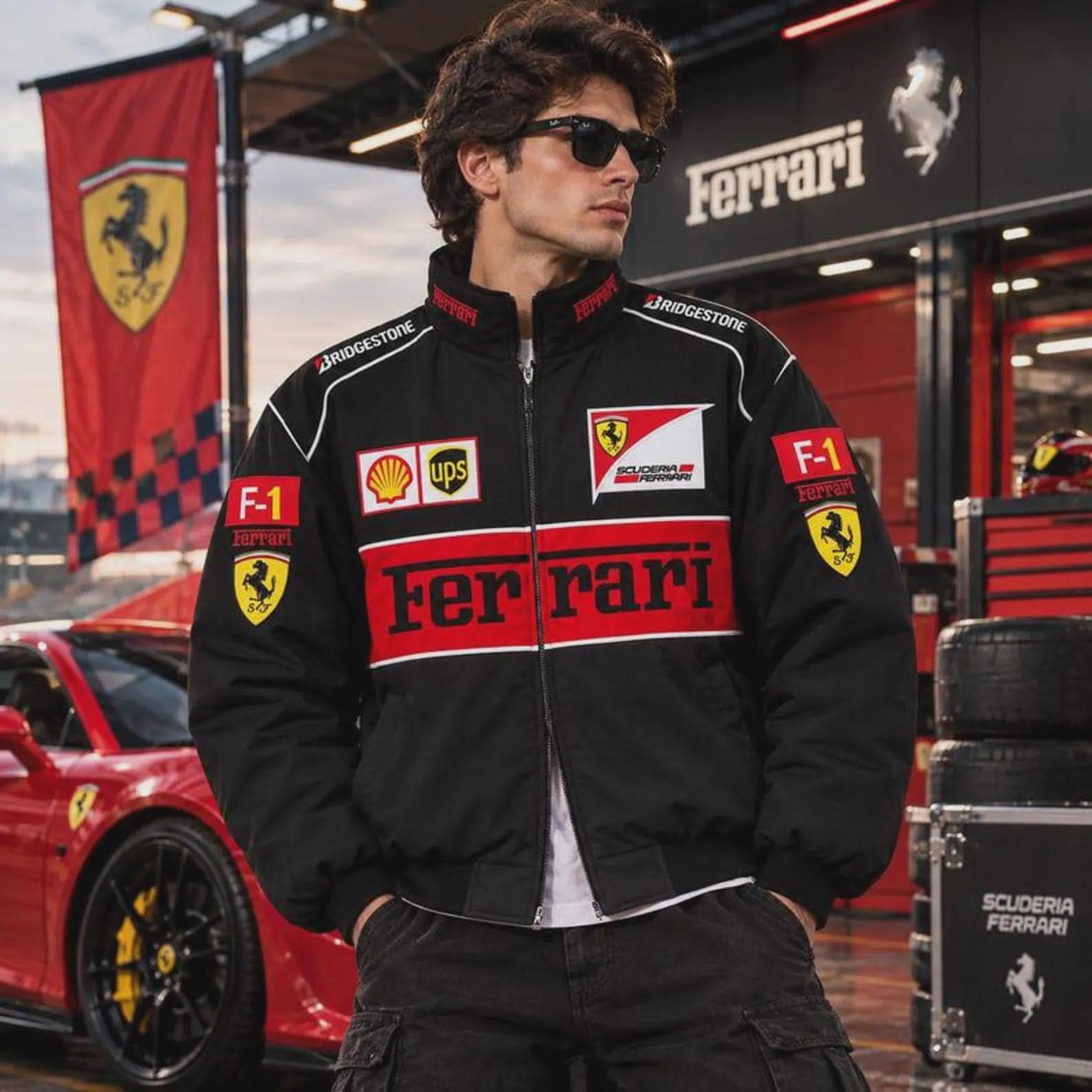 ジャケット・アウター FERRARI JACKET Ferrari Jacket - Etsy