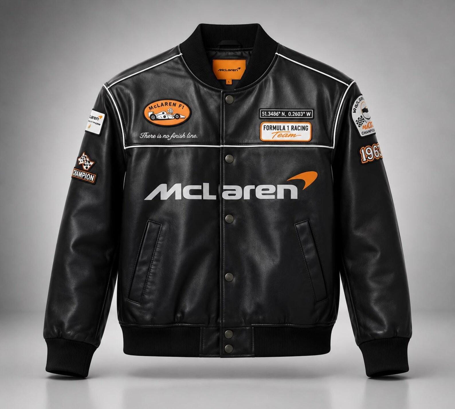 Vintage Nascar Xl Leather Jacket - Etsy