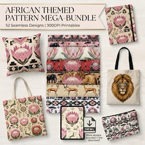 52 Seamless African Pattern Designs