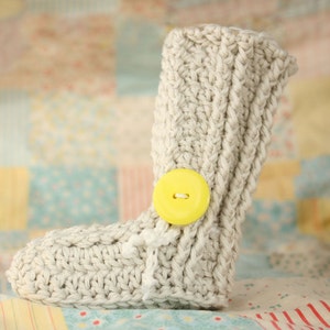 Crochet Baby Booties PATTERN Classic Ribbed Boots Shoes - Etsy