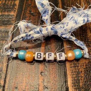 Friendship Bracelet Made with Fabric
