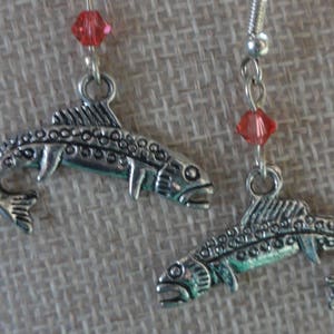Salmon / Trout / Flyfishing Earrings