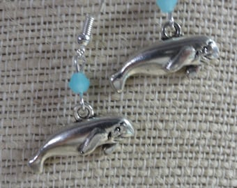 Manatee Earrings