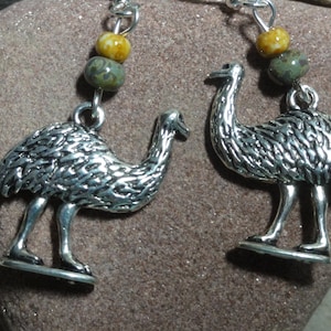 Emu Earrings
