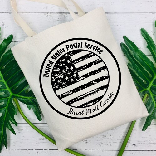 USPS Mail Carrier Distressed Star Flag SVG Digital Download Etsy