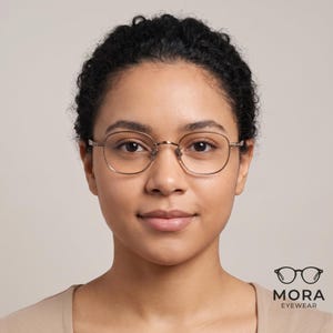 Square Titanium Eye Glasses, Retro Pure Titanium Glasses Frames for Men Women, Hand-Etched Lightweight Eyeglasses, Prescription-Ready