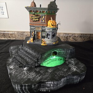 Dept 56 Lemax Halloween Village Multi Level Display Platform Toxic Sewer #2