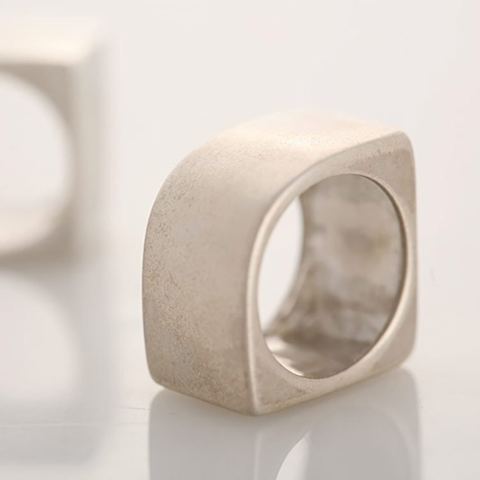 Mens Ring Unique Silver Ring Statement Ring Men Pinky Ring Etsy