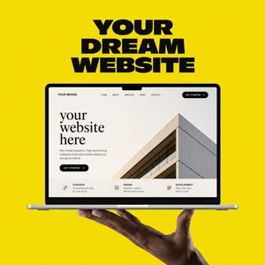 Anpassad webbdesign | Professionell webbplats med 5 sidor | Mobiloptimerad | SEO