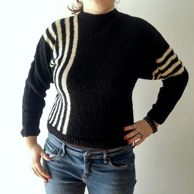 boucle knit sweater