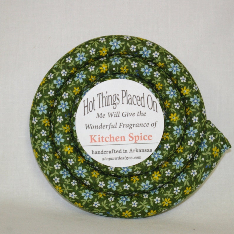 Scented Round Hot Pad Etsy