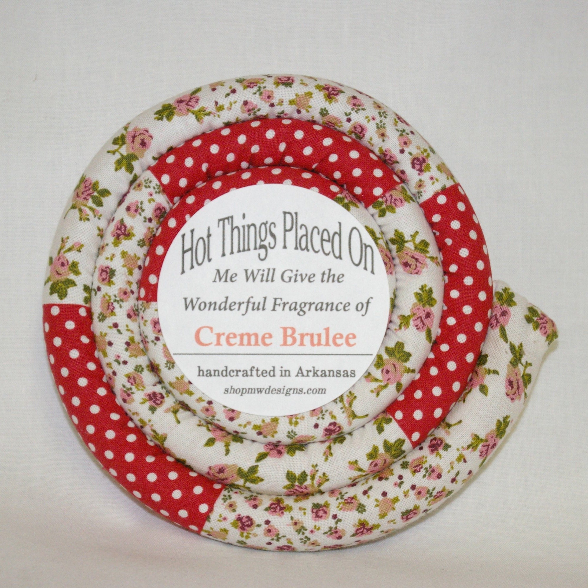 Scented Round Hot Pad Etsy