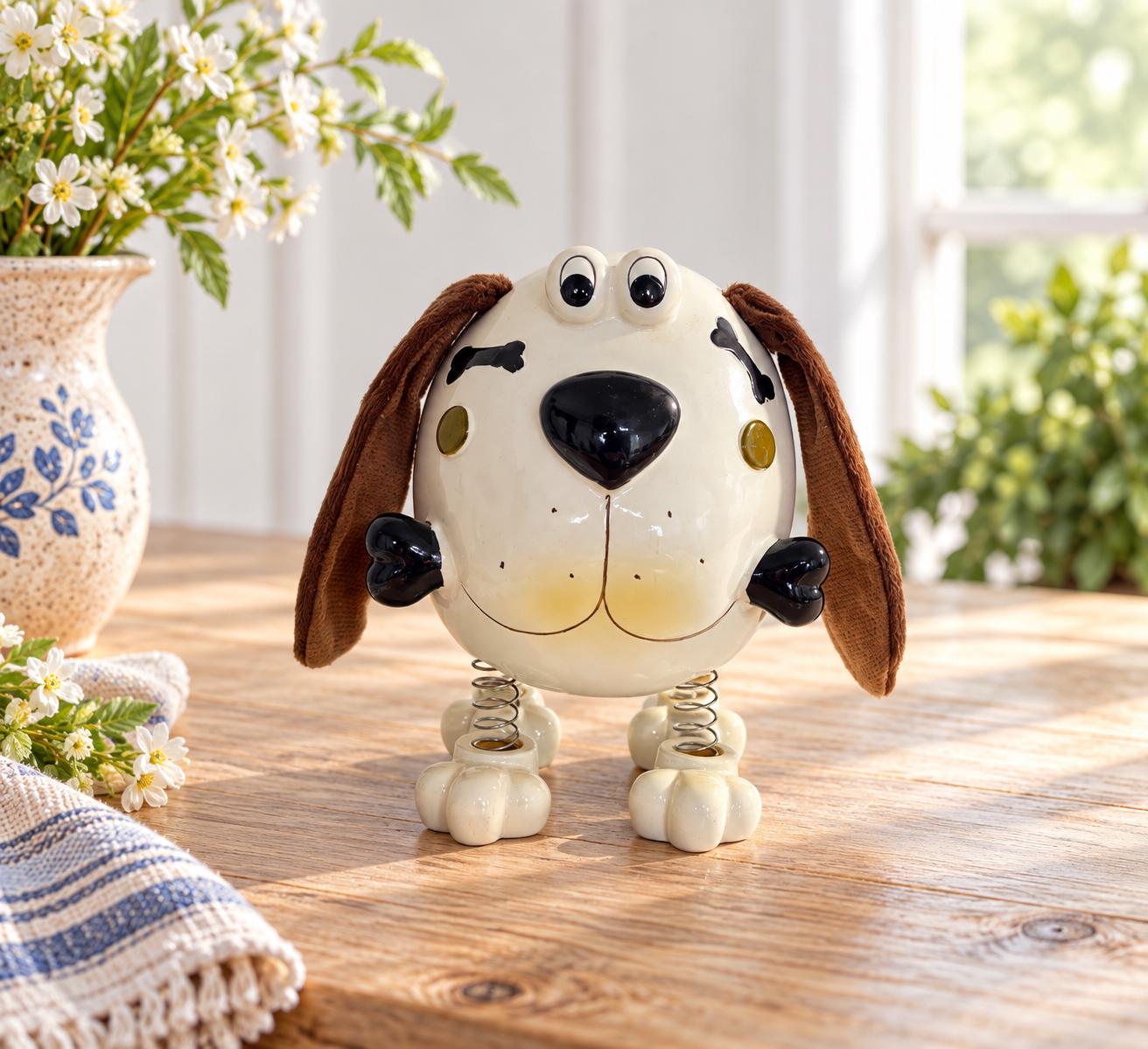 Vintage Ceramic Puppy - Etsy