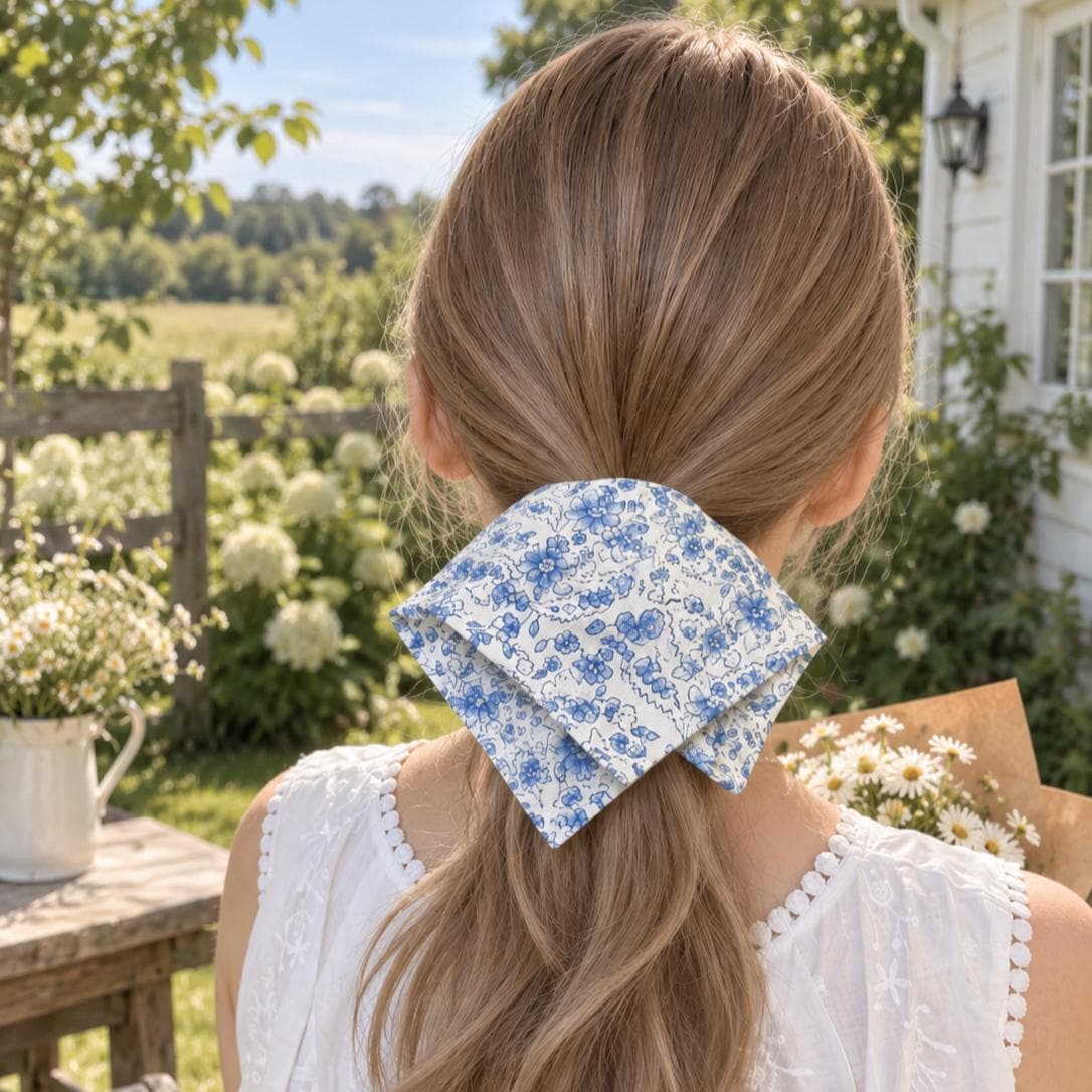 Square Hair Scrunchies - Etsy