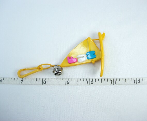 Plastic Bell Charm True Vintage Windsurfing Sailb… - image 3