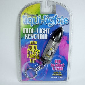 Liqui-Lights Vintage Penguin Keychain 1998 (5 Available)