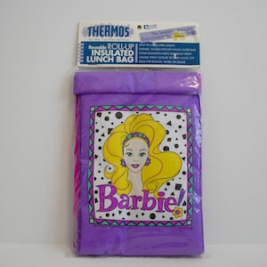 Barbie Thermos Insulated Lunch Bag Vintage 1992 New Old Stock NOS Groovy!