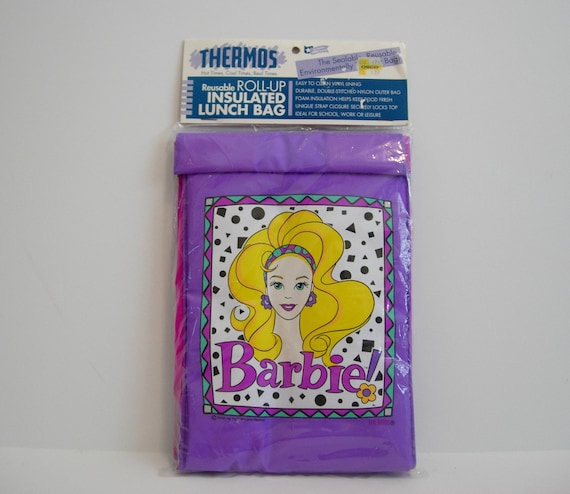 Barbie Thermos Insulated Lunch Bag Vintage 1992 N… - image 1