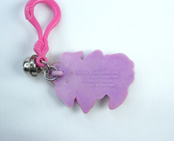 Plastic Bell Charm True Vintage The Wuzzles Elero… - image 2