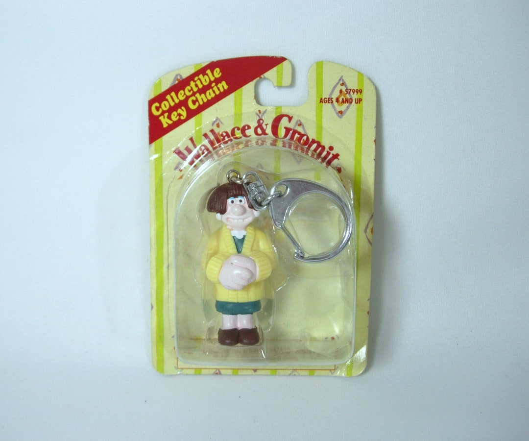 Wallace & Gromit Wendolene Keychain 1989 Etsy