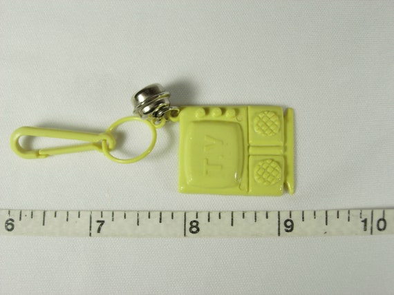 Plastic Bell Charm True Vintage Old Fashioned Con… - image 3