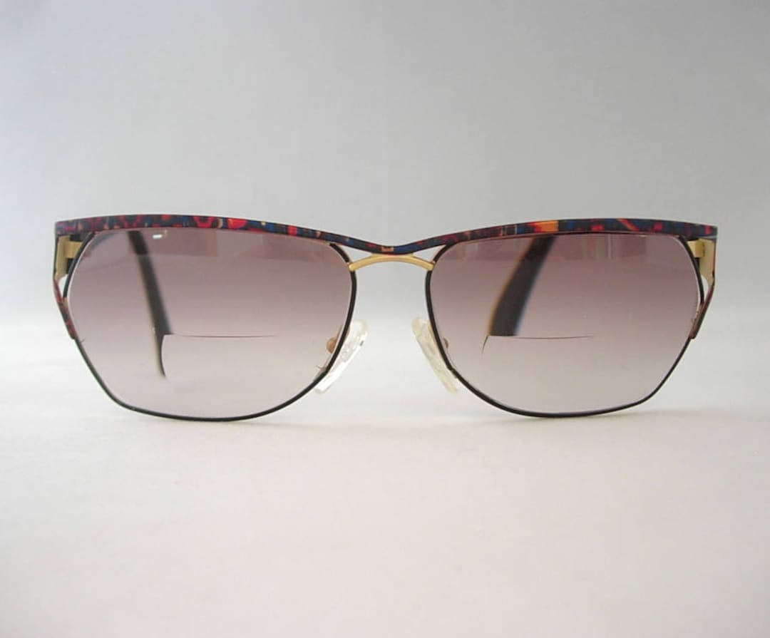 Vintage Laura Biagiotti Oversized Satin Finish Eyeglass  display picture 1