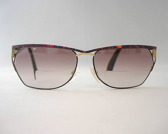Vintage Laura Biagiotti Oversized Satin Finish Eyeglass 