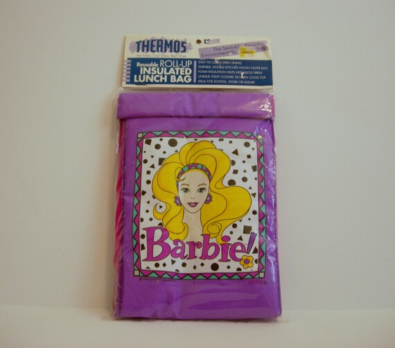 Barbie Thermos Insulated Lunch Bag Vintage 1992 N… - image 2
