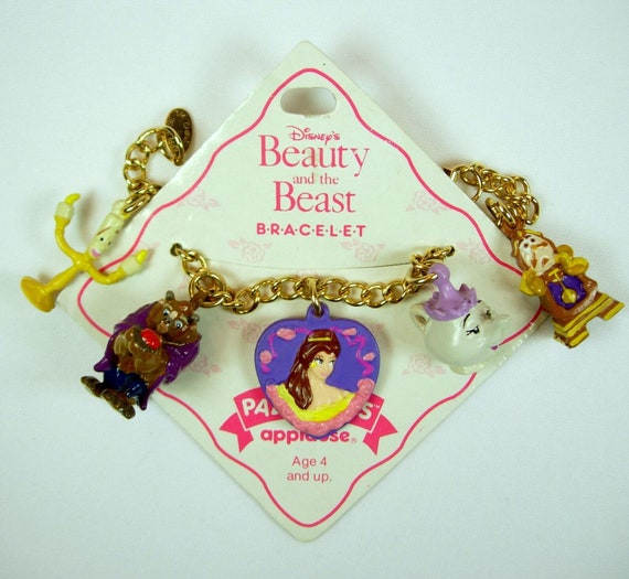 Beauty and the Beast Vintage Charm Bracelet Belle 