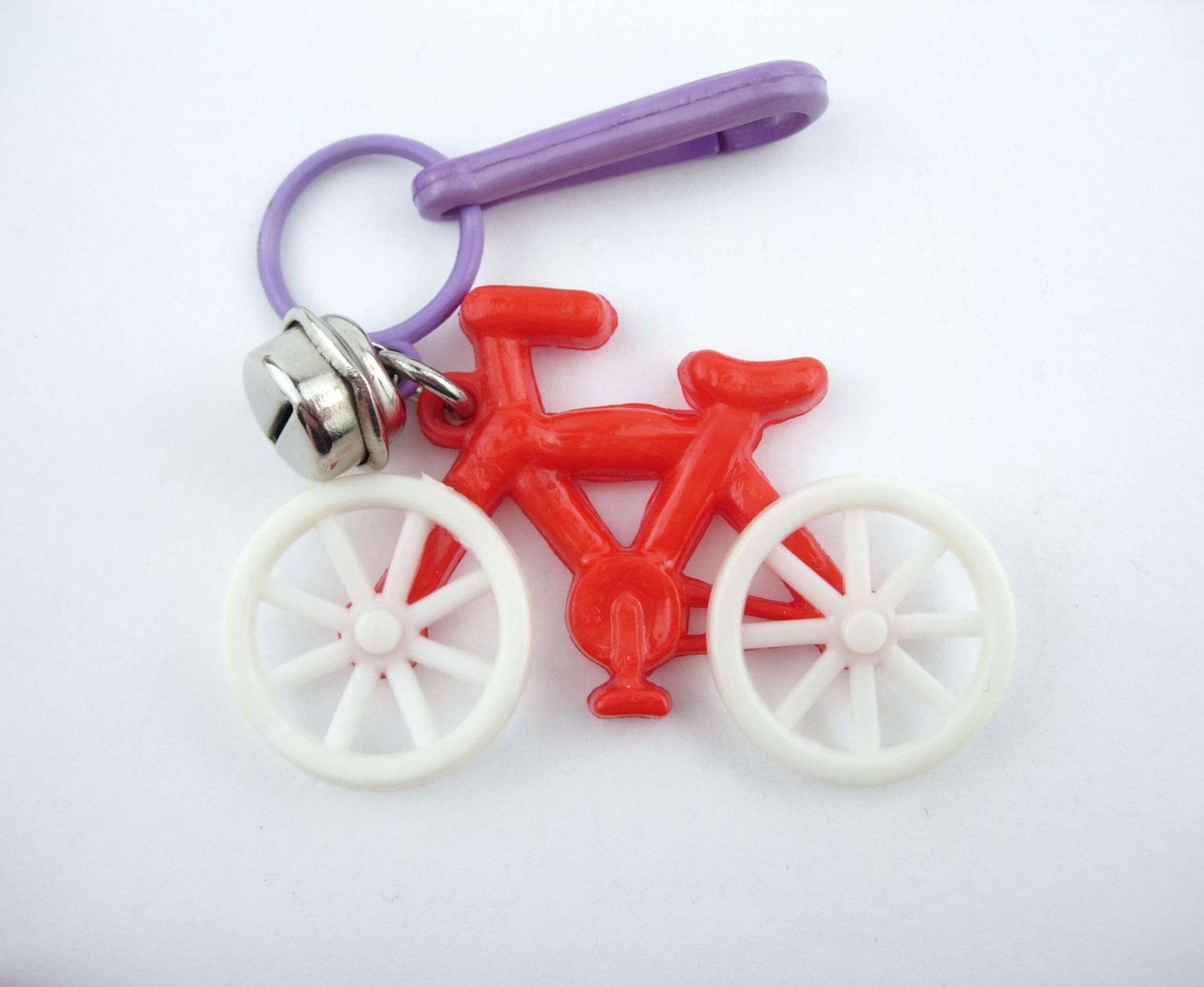 Portachiavi a catena colorata per bicicletta, BMX a velocità singola riciclata - Italia