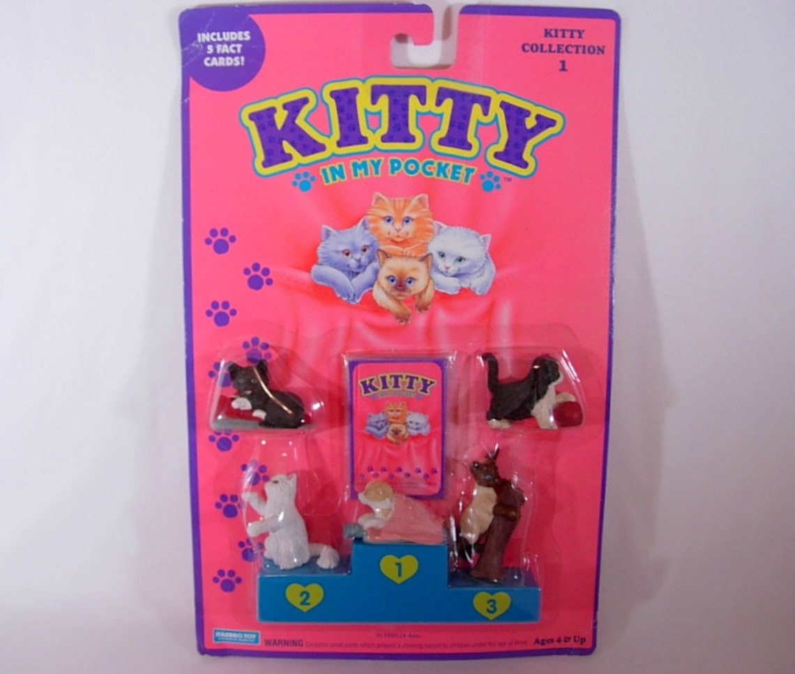 2017 MEG Kitty In My Pocket 10 Piece Play Pack NEW Sealed 886144487019 - Foto 3
