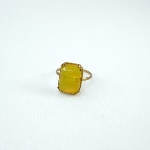 Vintage Gumball Cracker Jack Vending Prize Ring Signed Czechoslovakia Size 4
