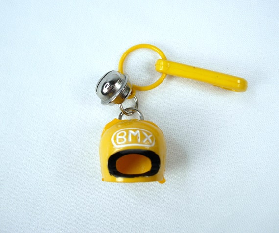 Plastic Bell Charm True Vintage BMC Motorcycle Bi… - image 1