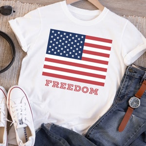 T-shirt de la liberté, chemise patriotique, t-shirt de l’indépendance, chemise du drapeau américain, chemise des États-Unis, chemise patriote. USA Flag Men T Shirt, American Tee