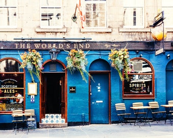 Scotland's "The World's End" Famous Historic Pub Photographic Art