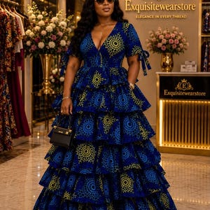 African Wax Dress - Etsy