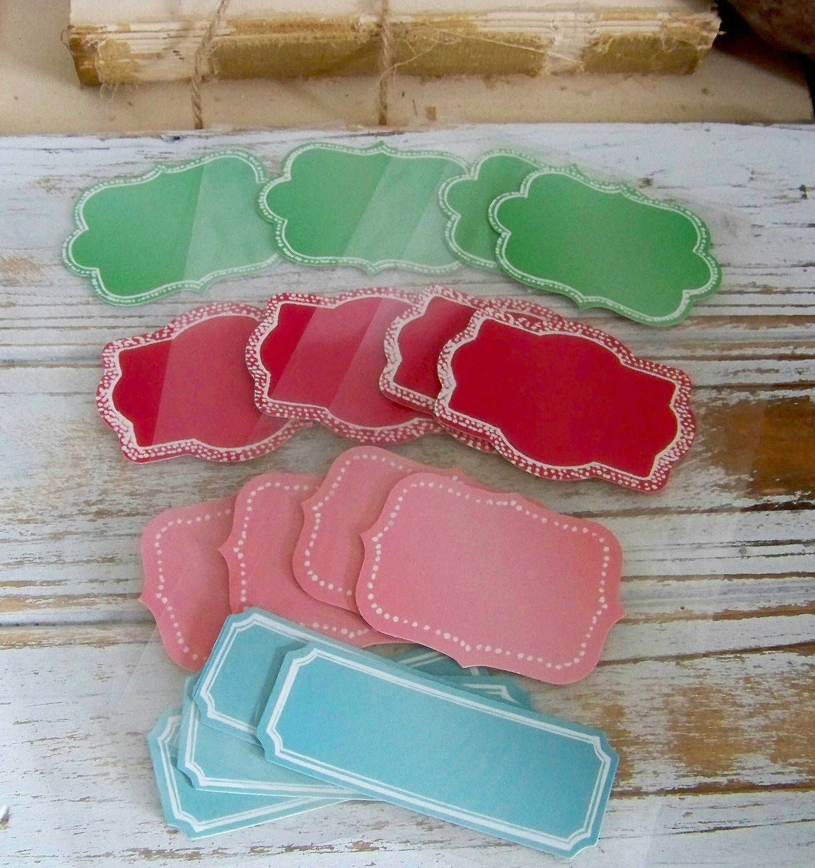 Multicolored Labels Label Stickers Sticker Collection Etsy