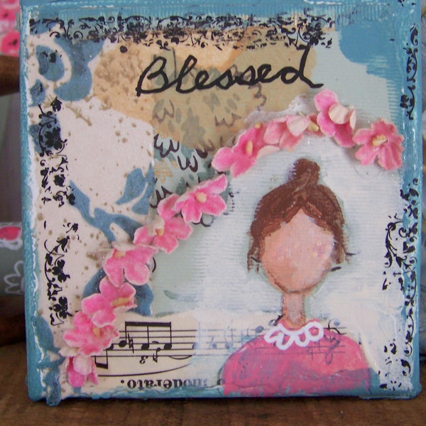 Mixed Media Girl Etsy