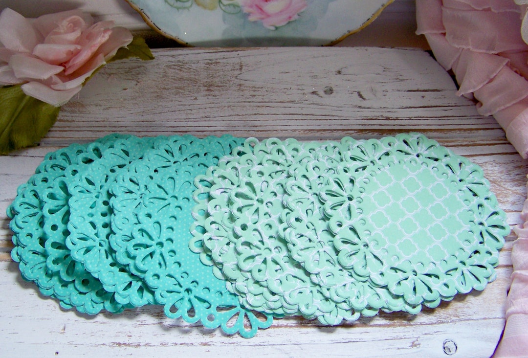 Paper Doily Die Cuts Die Cuts Set Paper Doily Set Decoupage Etsy