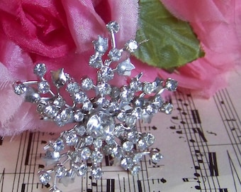 Antique Rhinestone Pin