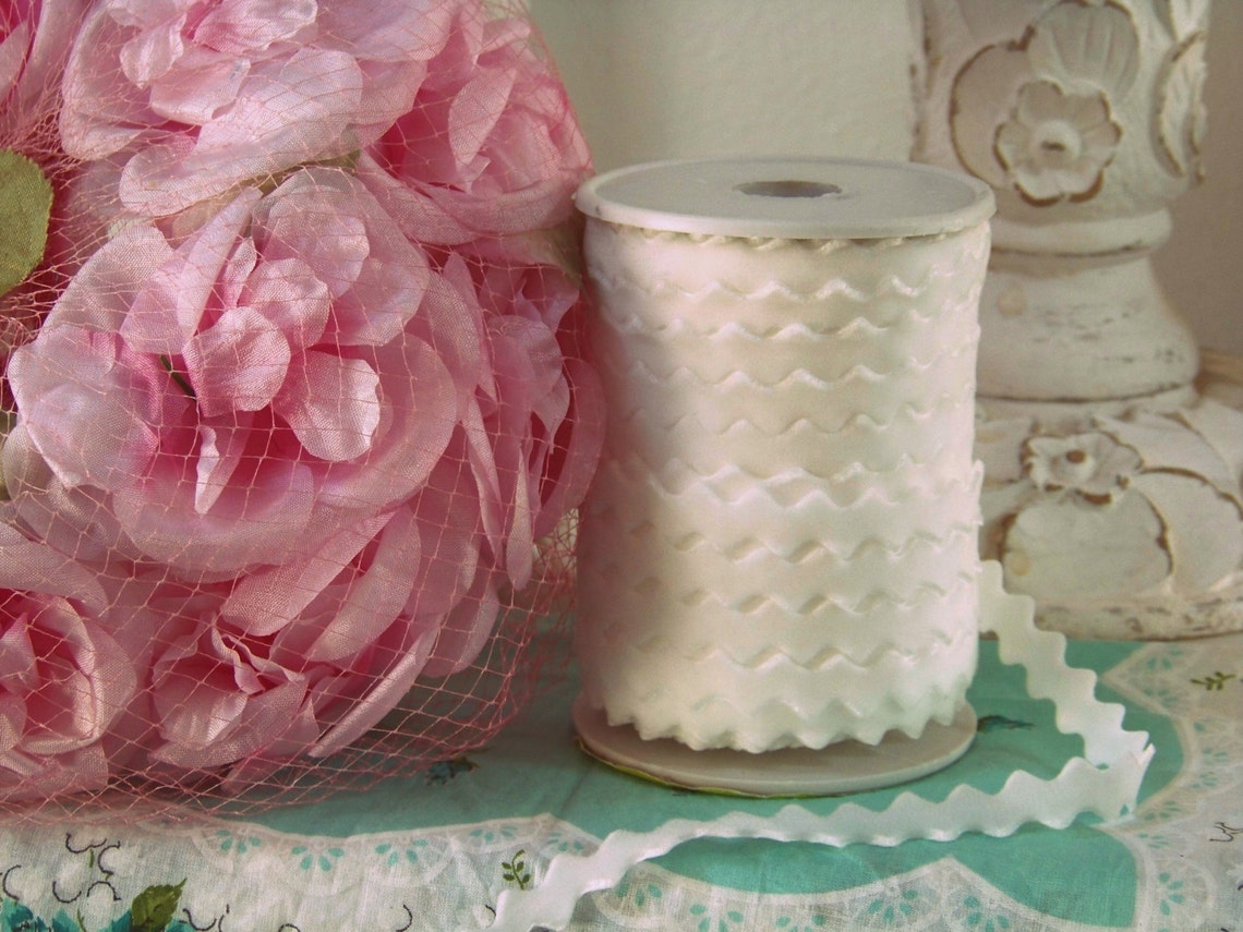 Velvet Ric Rac White Ric Rac Ric Rac Trim Trims Romantic Etsy